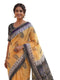 Vasthrlay Printed Lemon Yellow1 Yellow Saree