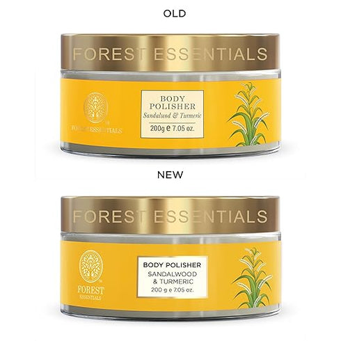 Forest Essentials Body Polisher Sandalwood & Turmeric