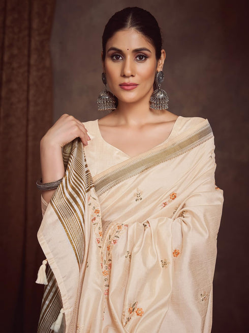 Vasthrlay Embroidered Unstitched Hs Ethnic Wear