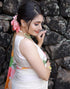 Vasthrlay Womens Jacquard Unstitched Lavender Saree