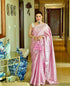 Vasthrlay Pink Kanjivaram Saree