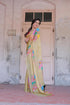 Vasthrlay Fashion Chiffon Printed Red Ethnic Wear