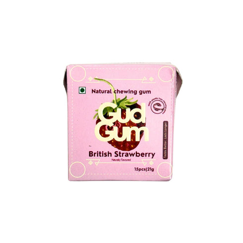 Gud Gum Strawberry Chewing Gum