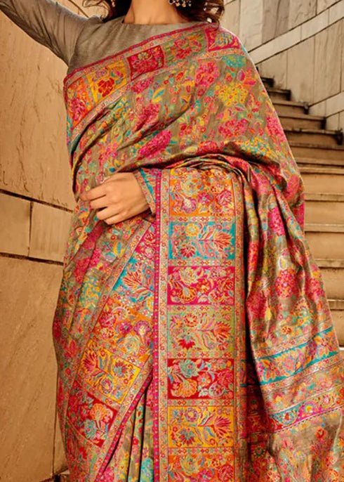 Vasthrlay Cotton Botanical Unstitched Ethnic Wear