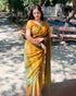VasthrlayBoarder Unstitched Chhaavax Mustard Free Ethnic Wear