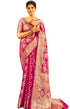 Vasthrlay Women's Organza Designer Unstitched Saree