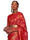 Vasthrlay Kanjivaram Unstitched Jacquard Stylish Saree