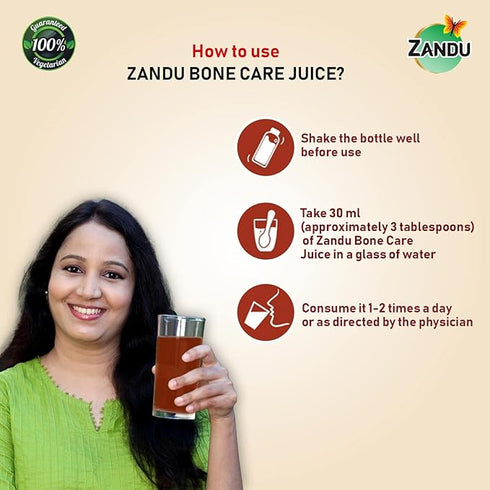 Zandu Bone Care Juice with Seva & Amalaki