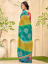 Vasthrlay Georgette Bandhani Unstitched Pink Saree