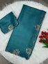Vasthrlay Purple Border Unstitched Saree