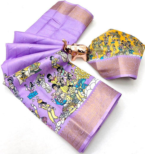 Vasthrlay Kalamkari Traditional Kanjivaram