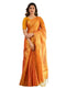 Vasthrlay Handloom Embroidery Unstitched Gold Ethnic Wear