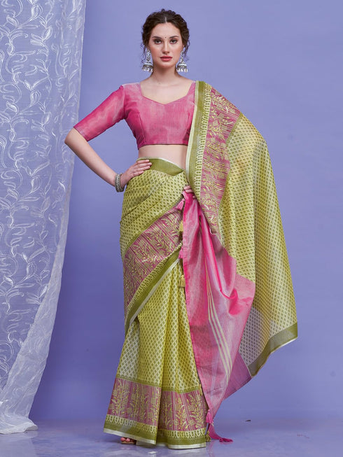 Vasthrlay Printed Unstitched Hs Ethnic Wear
