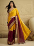Vasthrlay Wovendesign Tasselsandlatkans Unstitched Blousepiece Ethnic Wear