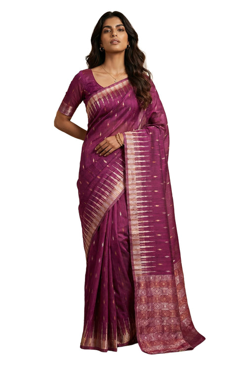 Vasthrlay Purple Saree