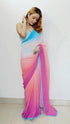 Vasthrlay Printed Georgette Unstitched Paddingggg Multicolour Free Ethnic Wear