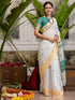 Vasthrlay Weaving White1 White Saree