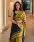 Vasthrlay Banarasi Printed Unstitched Saree
