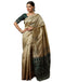 Vasthrlay Banarasi Jacquard Unstitched Teal Saree