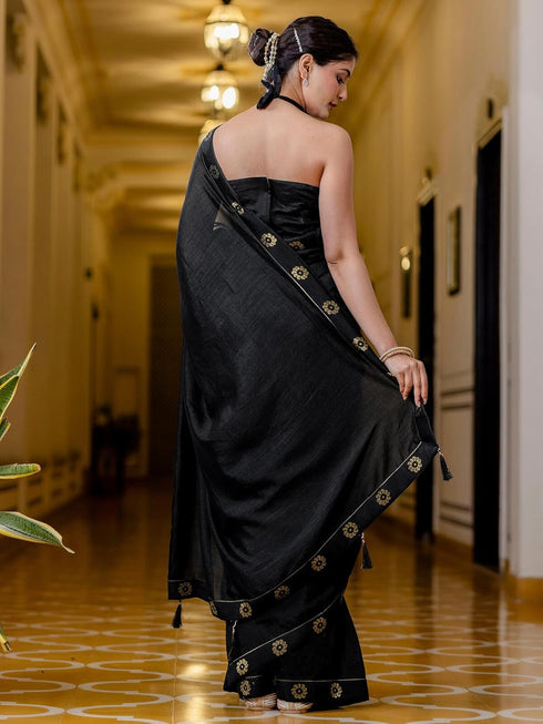 Vasthrlay Blouse Maroon Saree