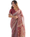 Vasthrlay Handloom Grey Green Traditional Saree