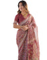Vasthrlay Handloom Grey Green Traditional Saree