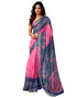 Vasthrlay Womens Cotton Printed Pink Saree