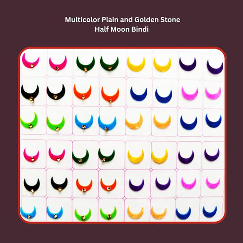 Sunaina Designer Traditional Half Moon Bindi