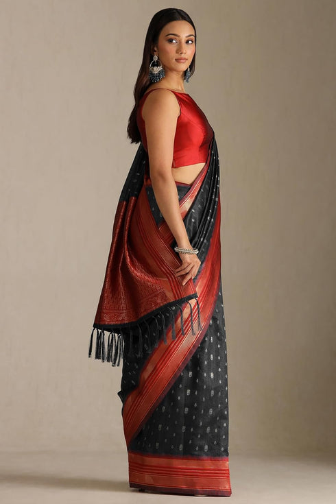 Vasthrlay Tussar Woven Design