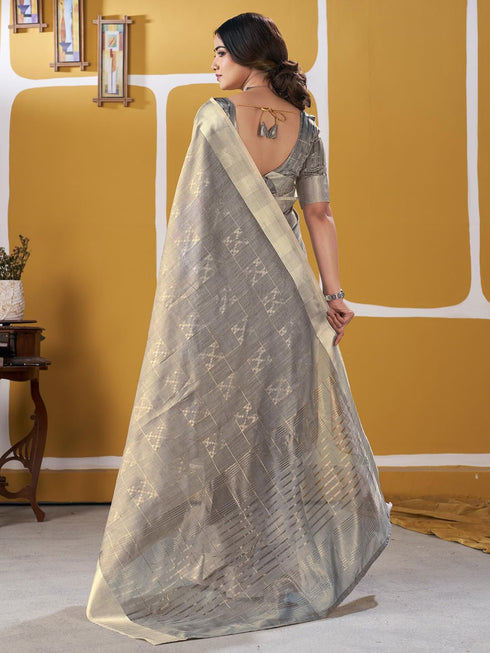 Vasthrlay Geometric Unstitched Designer Sf Ethnic Wear
