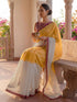 Vasthrlay Printed White Saree