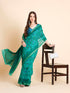 Vasthrlay Cotton Printed Mulmul Blue Saree