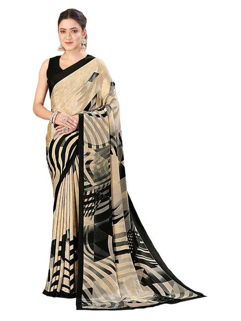 Vasthrlay Womens Printed Unstitched Mauve Saree