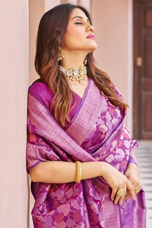 Vasthrlay Banarasi Designer Unstitched Saree