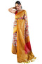 Vasthrlay Chanderi Printed Unstitched Ethnic Wear