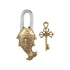 Brass Fish Lock – Handcrafted Padlock in Fish Shape