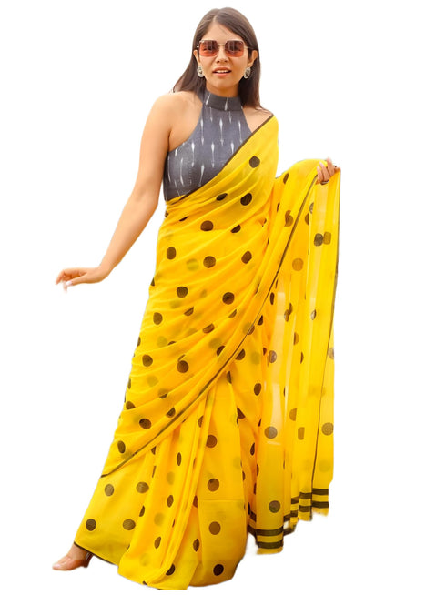 Vasthrlay Printed Unstitched Saree