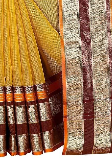 Vasthrlay Women's Cotton Premium Friendly Saree