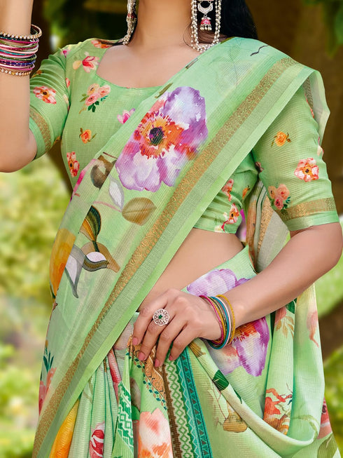 Vasthrlay Cotton Unstitched Sr Ethnic Wear