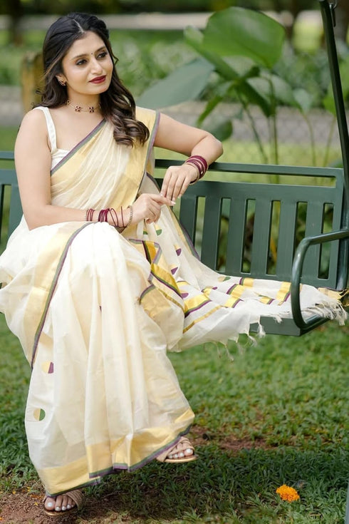 Vasthrlay Kanjivaram Cotton Blouse Ethnic Wear