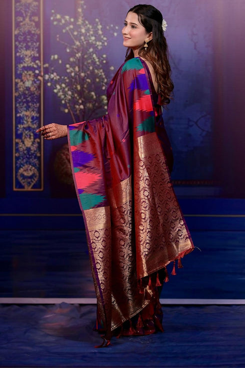 Vasthrlay Kanjivaram Unstitched Blouse Ethnic Wear