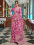 Vasthrlay Design Unstitched Pink Ethnic Wear