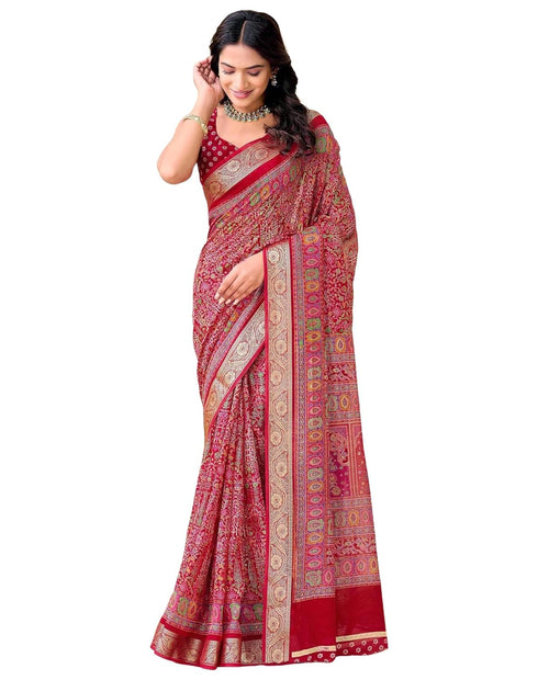 Vasthrlay Georgette Weaving Yellow Saree