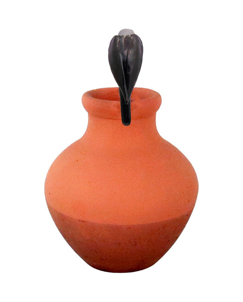 Krishnanagar Handmade Clay Gift & Decor Clever Thirsty Crow