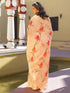 Vasthrlay Sequins Embroidery Orange Saree