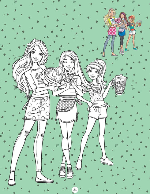 Barbie Copy Colouring Books Pack