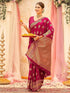 Vasthrlay Banarasi Weaving Green Saree
