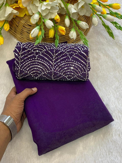 Vasthrlay Embroidery Saree