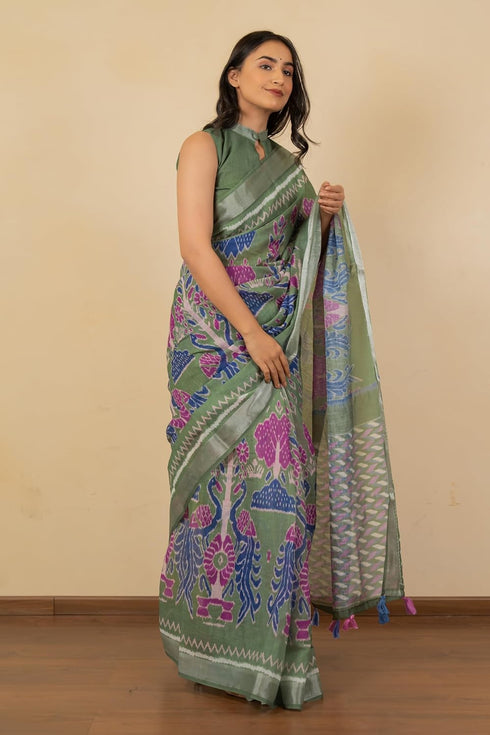 Vasthrlay Fashion Madhubani Printed Readymade Ethnic Wear