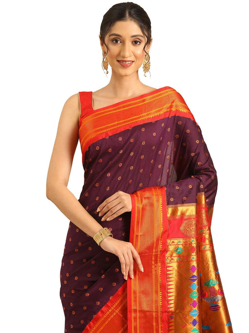 Vasthrlay Paithani Bottle Saree